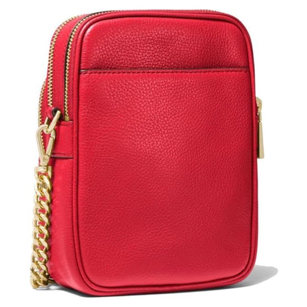 Michael Kors Jet Set Travel Medium Crossbody Bag - Bright Red - Picture 2 of 5